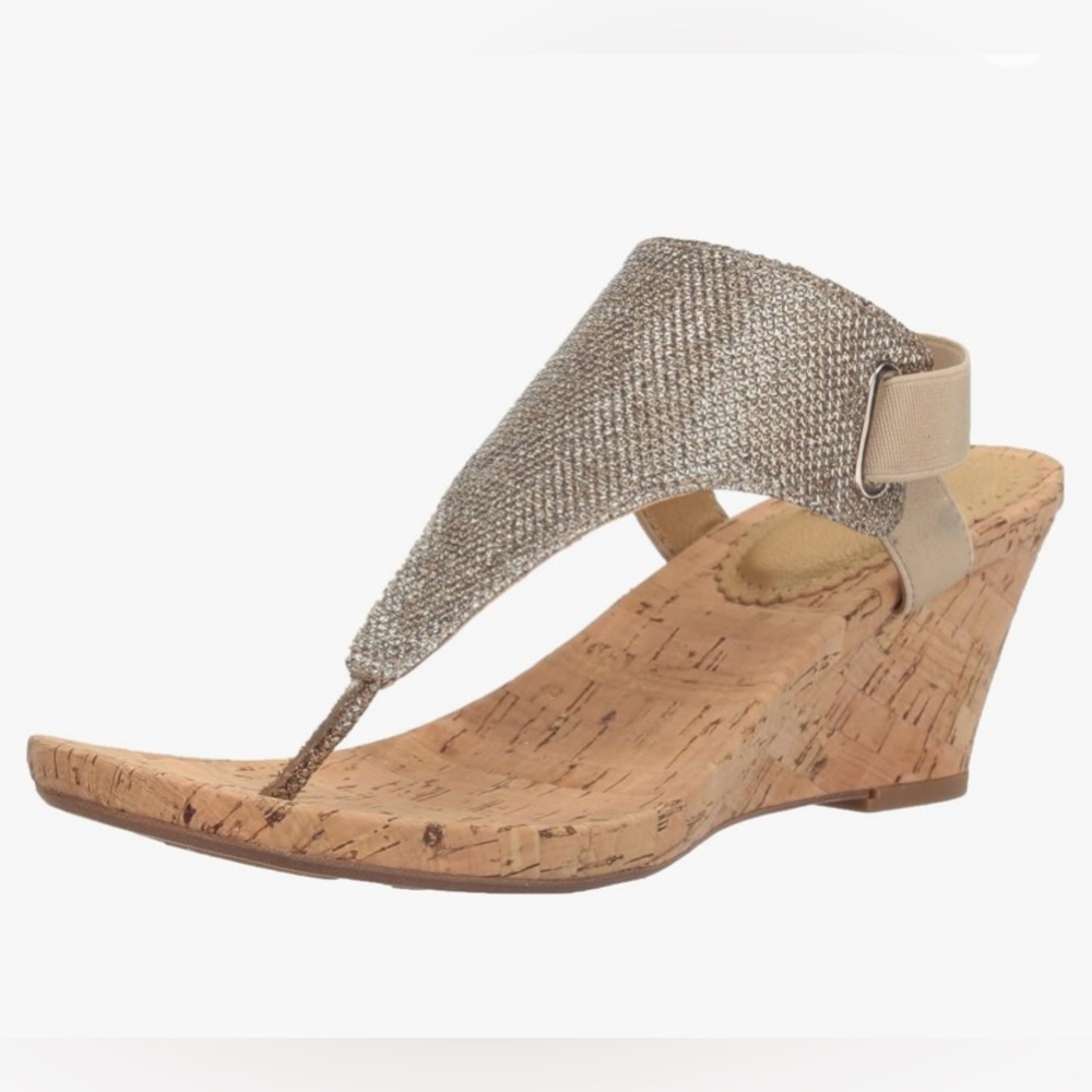 WHITE MOUNTAIN Women's All Good Cork Wedge Sandal.